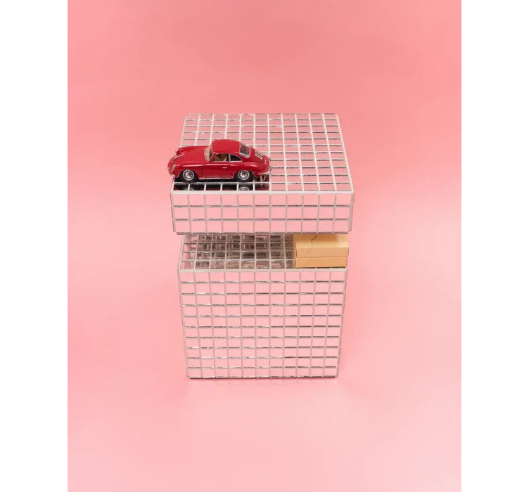 Кофейный столик Mirror Cube Shelf2